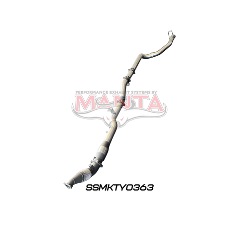 Manta VDJ79 Single & Dual Cab Ute 4in Turbo Back for