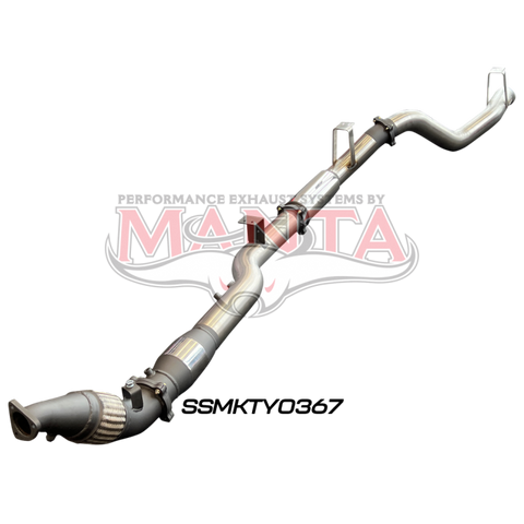 Manta VDJ76 4.5L V8 (DPF) Wagon 4in Turbo Back with Cat &