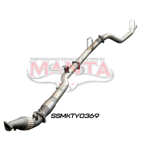 Manta VDJ76 4.5L V8 (DPF) Wagon 4in Turbo Back with Cat &