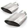 Stainless Works 781300 Big Oval Exhaust Tips 3in Inlet
