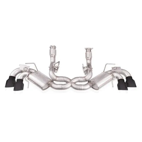 Stainless Works 20-21 Chevrolet Corvette C8 6.2L Legend Cat-Back Exhaust w/ Matte Black Tips