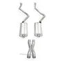Stainless Works 2007-14 Chevy Tahoe And Yukon LT 2-1/2in Exhaust X-Pipe Chambered Mufflers Tips