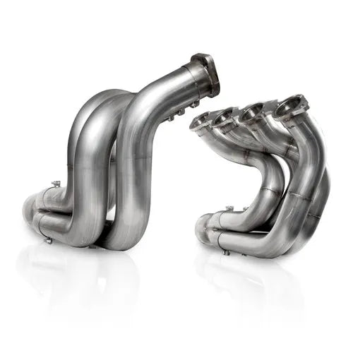 Stainless Works Chevy Big Block - Dragster Headers 2-3/8in - 2-1/2in Stepped Downsweep Short Headers — fits Ford F...