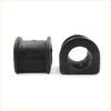 Black rubber stabilizer bushing with cylindrical shape and open center for toyota hilux 1984-1988