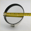 Stainless mirror for chrysler valiant pacer ap5-cl 1963-1981 with chrome finish black rubber edge and sturdy mount