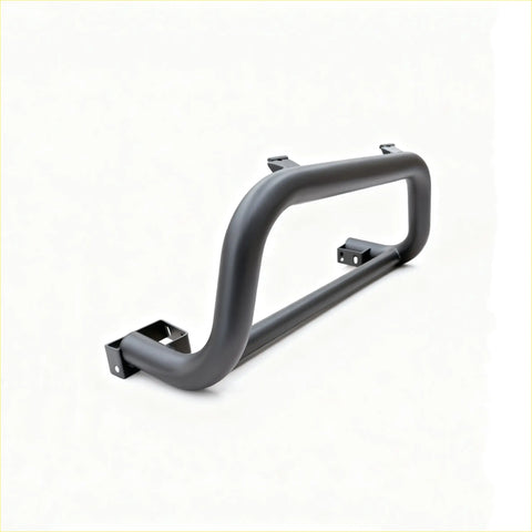Black matte stainless steel nudge bar with integrated mounting brackets for mazda bt-50 2021-current medium size