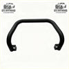 Black curved metal front bumper guard with mounting brackets for stainless steel nudge bar mazda bt-50 2012-2020 matte black