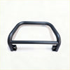 Black metal front bumper guard with curved bars and brackets for stainless steel nudge bar mitsubishi triton pajero 2015 2018 matte