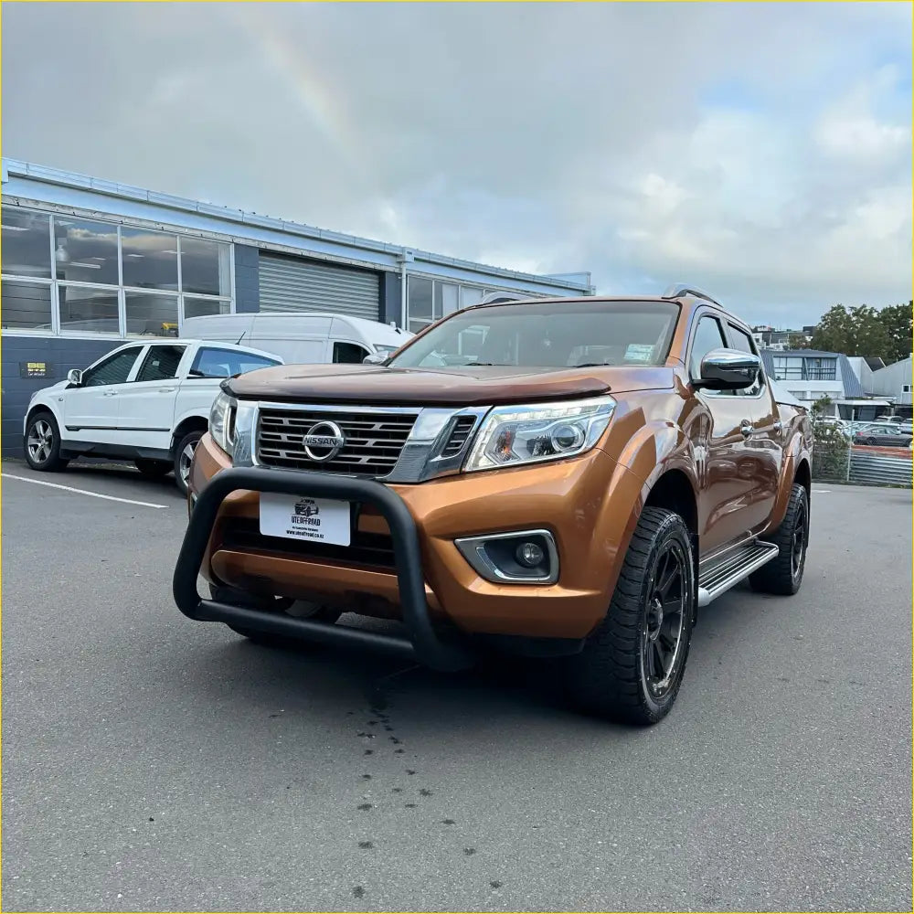 Stainless Steel Nudge Bar Nissan Navara NP300 2015-2020 Matte Black