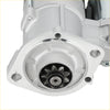 Silver metallic starter motor with visible gear assembly for mitsubishi plgr kubota m6800 m8200 m8540 12v 9t 2.5kw
