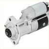 Starter for mitsubishi plgr showing silver and black metal automotive starter motor with visible gear for kubota m6800 m8200 m8540