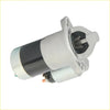Gray and black metallic starter motor suitable for mitsubishi triton me mf mg mh mj mk 4g64 shown from the back side