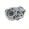Silver automotive starter motor with gear and mounting holes for toyota hilux kun26 1kd-ftv 3.0l diesel turbo