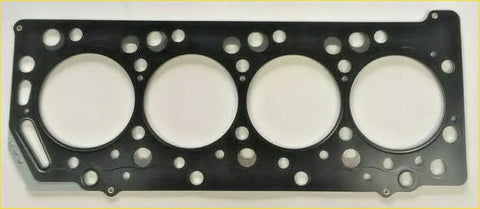 Black steel head gasket set bolts with four large circular openings for precise sealing on mitsubishi engines