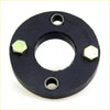 Black cast iron steering column coupling flange for datsun nissan 720 d21 king cab 1984-1986 with three hex bolts and two holes