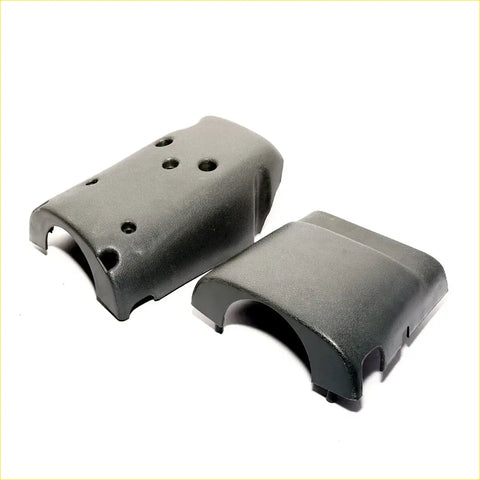 Black plastic matte steering column cover with multiple mounting holes for toyota hilux n80 ln90 ln108 ln111 1988-1997
