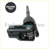 Black steering column shaft universal joint with matte finish and metallic inner parts for toyota hiace regius ace 2004-2011