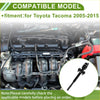 Black metal universal engine oil dipstick for toyota tacoma 2005-2015 shown from the back side