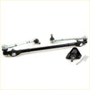 Black and silver steering drag link set with ball joints tie rods and mounting hardware for bedford kb ls 4x2 1980-1988