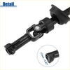 Black universal joint drive shaft with 17mm diameter for steering shaft toyota sienna 2004-2010 showing back side