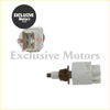 White plastic stop lamp switch with brown knob and metallic contacts for toyota alphard g v visible from back side