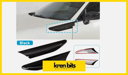 Subaru Brz 12 - 20 Black Fender Fin