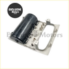 Black cylindrical motor mounted on light gray plastic housing with brackets for sunglass console lamp cover ford ranger