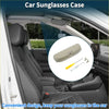 Beige plastic sunglasses case with mounting hardware for toyota rav4 eyeglasses holder storage box