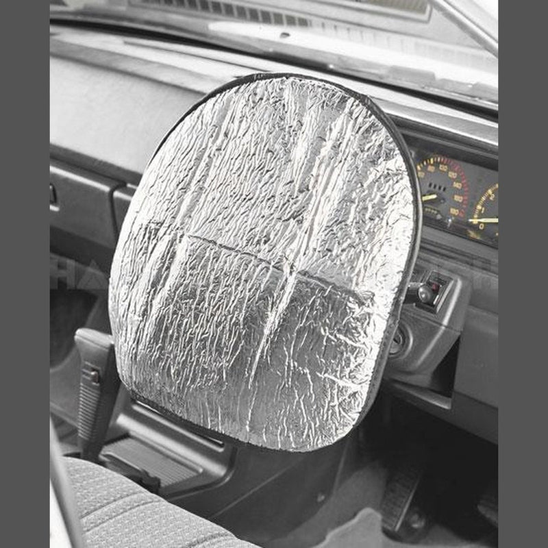 Sunland Interior Reflective Steering Wheel Cover Silver
