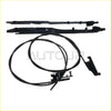 Black plastic windshield wiper arms and cables for sunroof glass cables and track assembly repair on ford f-150 2015–2020