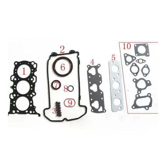SUZUKI ALTO 0.7 WAGON R+ 12V K6A Set Engine Engine d Kits Engine Gasket 11402-78838 50272200 Kren Bits