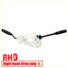 Black and white plastic steering wheel stalk switch with washer wiper controls for nissan datsun 720 1980-1986