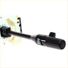 Black plastic steering column-mounted turn signal switch for nissan datsun 720 1980-1986 with textured grip and labeled positions