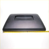Black plastic tail gate garnish handle cover with rectangular recessed grip for nissan navara d40 2004-2013