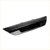 Black glossy plastic tailgate handle with sleek modern design for Toyota Hilux Revo 2015-2023 back side view