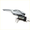 Gray plastic tailgate handle opener with built-in lever latch and wire loop for mitsubishi triton colt l200 k75t 1996-2006