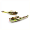 Gold-colored metal tail gate handle opener with curved handle and rectangular body for mitsubishi triton l200