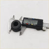 Black rubber tailgate bumper for Nissan Datsun 520 620 720 measured at 29.32 mm with digital caliper