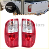 Tail light and fog light for ford ranger 1998-2006 in red and clear plastic shown from the back side