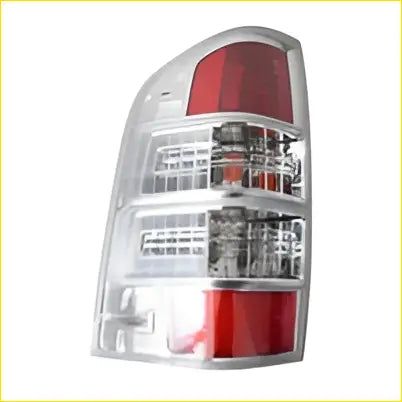 Tail light assembly fit for ford ranger pk 2009-2011 with clear and red lens and sleek modern design left side ute