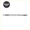 Silver metal car lift jack rod for dodge ram 1500 2500 3500 tailgate cables back side view