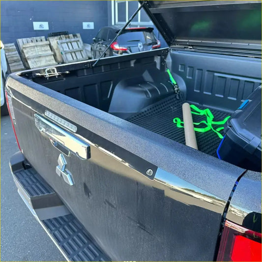 Tailgate Cover for Mitsubishi Triton 2024+ Textured Black - Bedside / cover