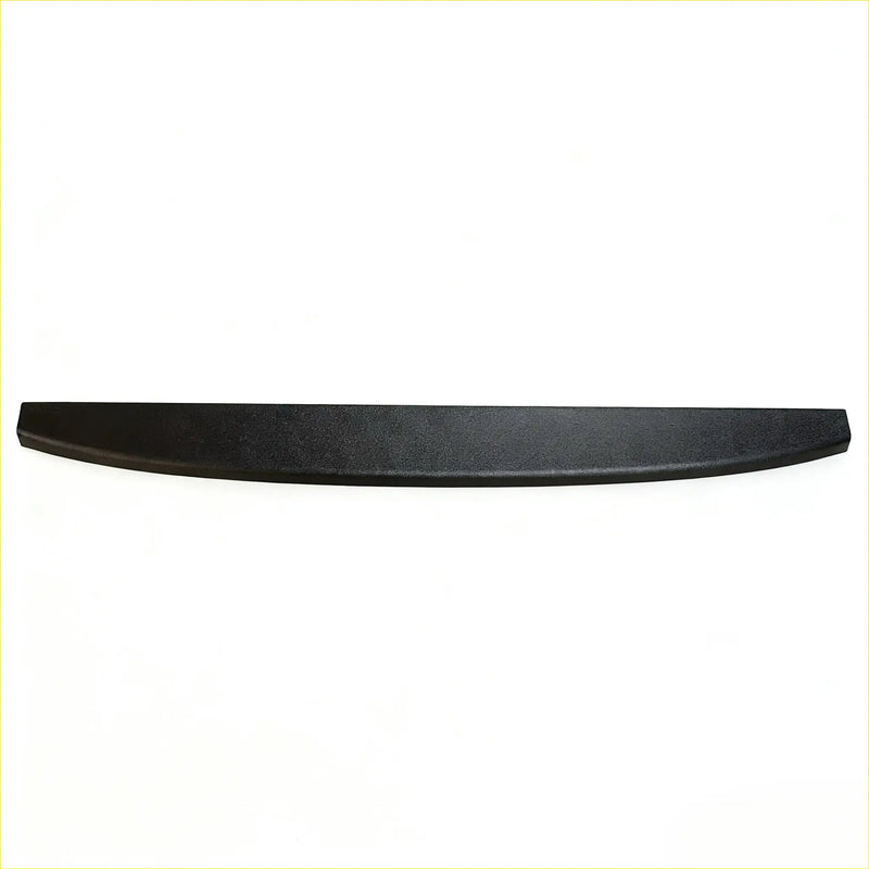 Black textured plastic dashboard trim piece for tailgate cover isuzu d-max 2024 plus shown from the back side