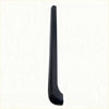 Black plastic car door handle trim piece with smooth curve for tailgate cover isuzu d-max 2024+ textured black