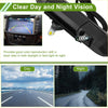 Black plastic tailgate handle backup camera with night vision showing back side for Toyota Tacoma 2005-2015