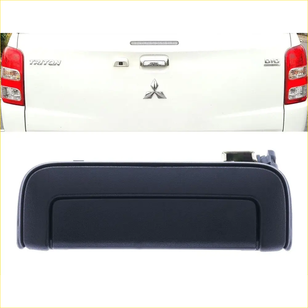 Tailgate Handle Textured Black for Mitsubishi Triton MQ MR 2015 -On - Parts & Accessories