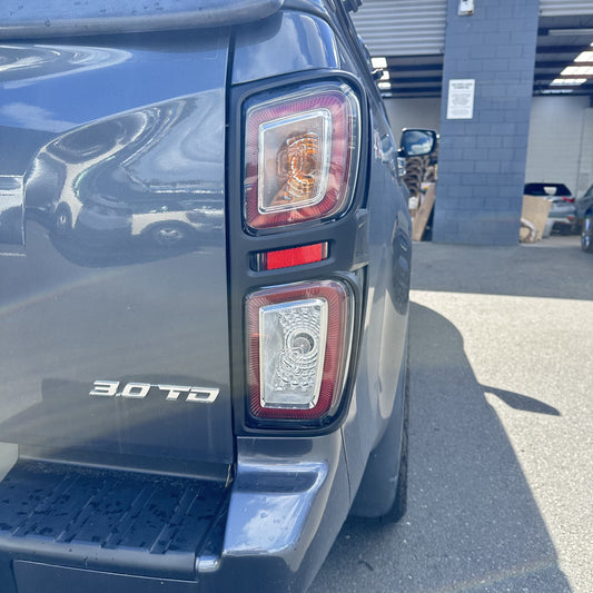 Taillight Covers ISUZU D MAX 2021-2023 Matte Black