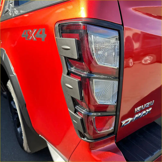 Taillight Covers Isuzu D-Max 2024+ Matte black - Plastic Trim
