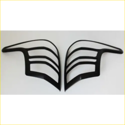 Taillight Covers Mitsubishi Triton 2015-2018 Matte black - Plastic Trim