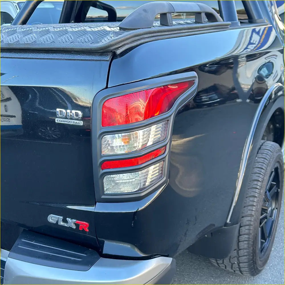 Taillight Covers Mitsubishi Triton 2015-2018 Matte black - Plastic Trim